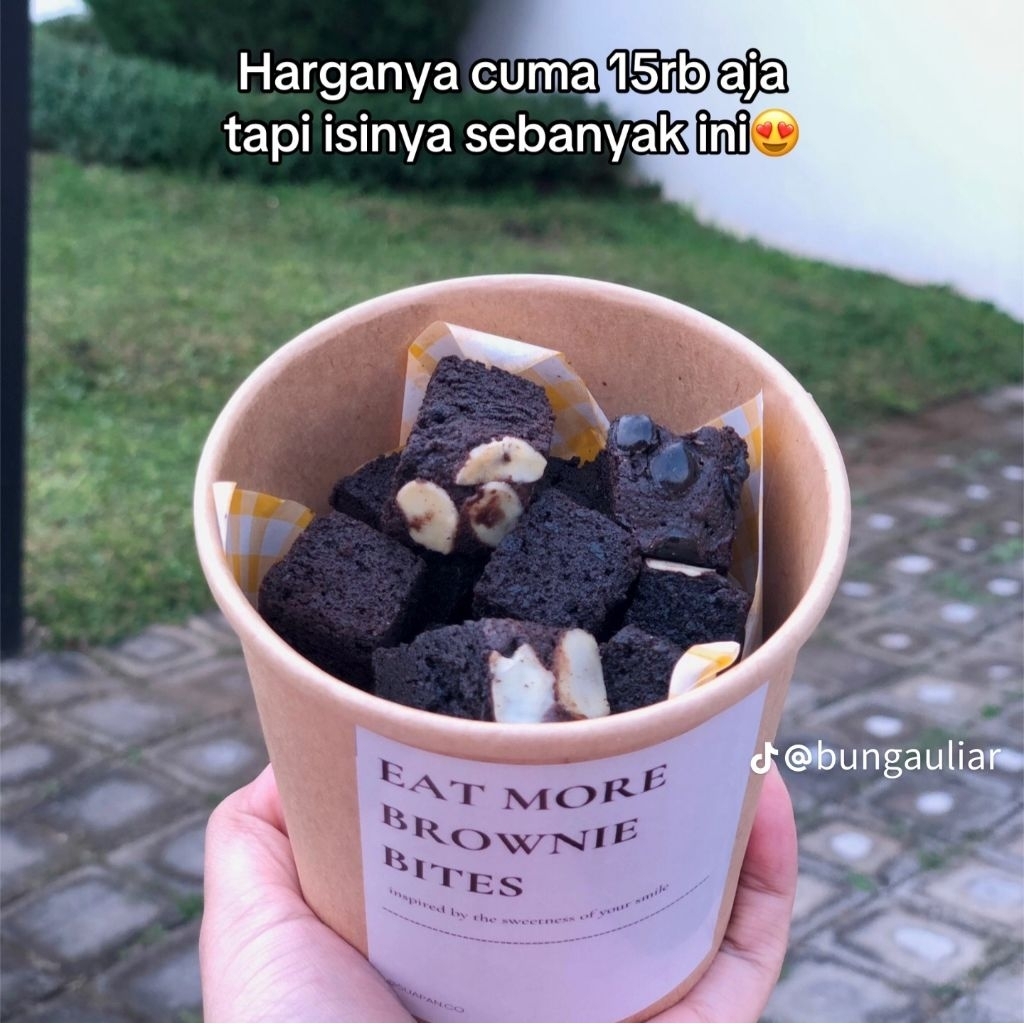 

BROWNIES BITE | FUDGY BROWNIES | BROWNIES CUP