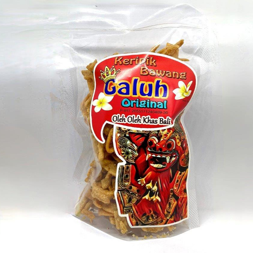 

Cemilan Keripik Bawang Galuh Khas Bali 150g Rasa Original, Pedas | Snack Renyah, Kripik Gurih Halal