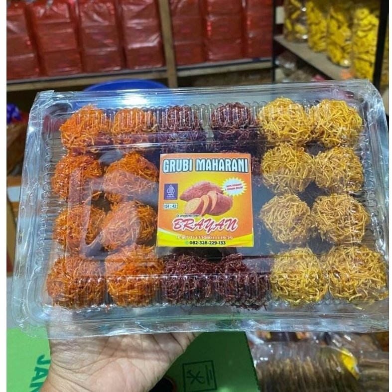 

Grubi Maharani - Camilan Tradisional Ubi Ungu & Kuning (42 pcs)