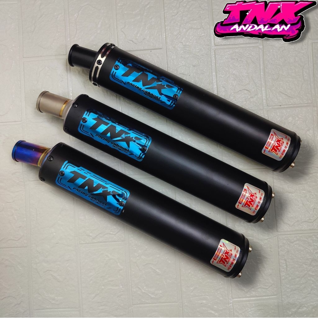 SILENCER NINJA R SS RR SATRIA 2 TAK F1ZR BLACK COATING SERIES ORIGINAL TNX RACING