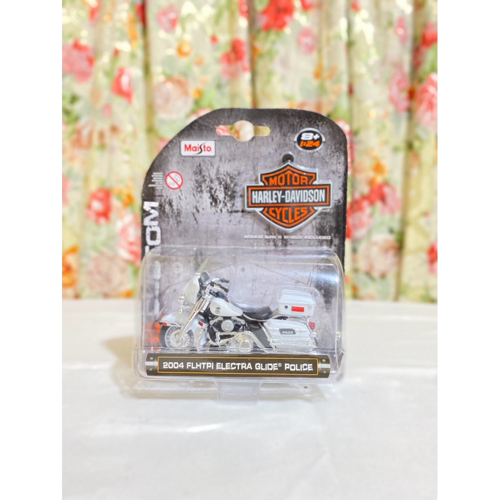 Diecast Maisto Harley Davidson 2004 FLHTPI Electra Glide Police Skala 1/24