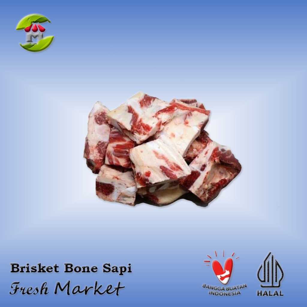 

[BOGOR] Brisket Bone Tulang Iga Gondrong Sapi Import AUS Pack 450gr - 500gr