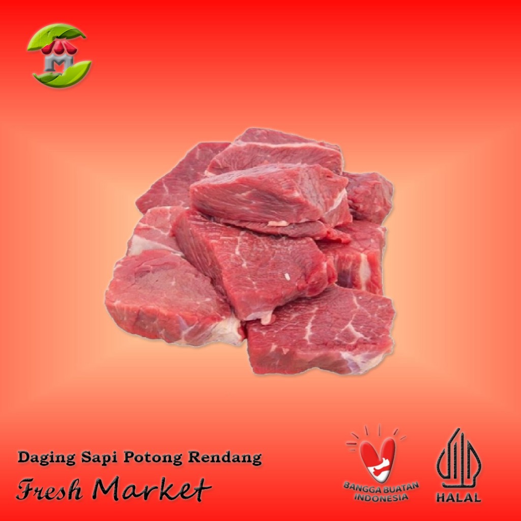 

[JAKTIM] Daging Sapi Lokal Potong Rendang Pack 480gr - 500gr