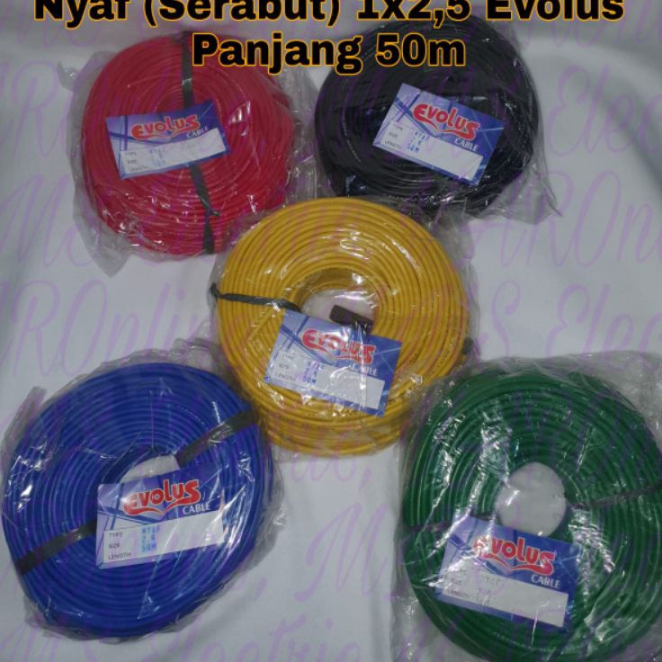 New Kabel Nyaf serabut 1x25 Evolus