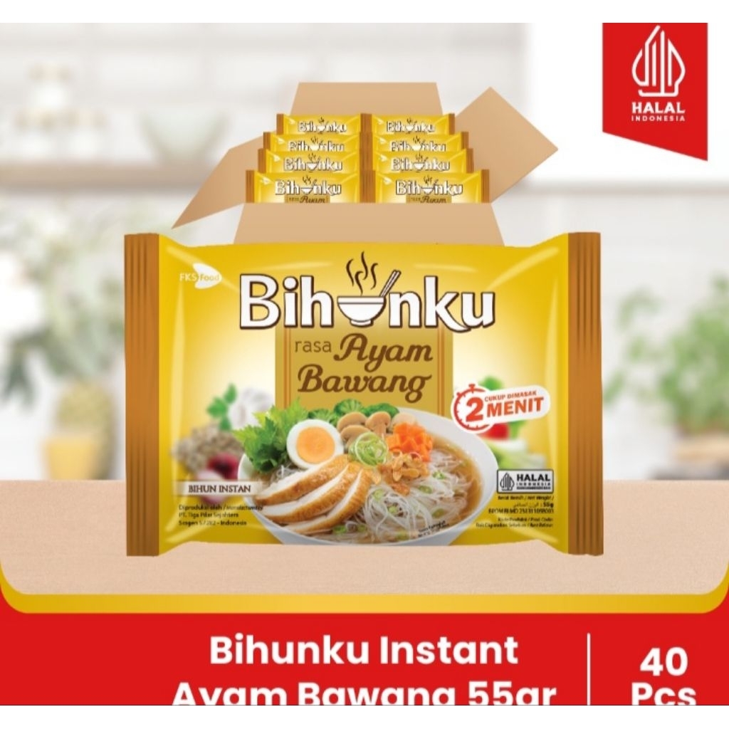 

Bihunku Instan - Ayam Bawang - 1 Karton - 40 Pcs