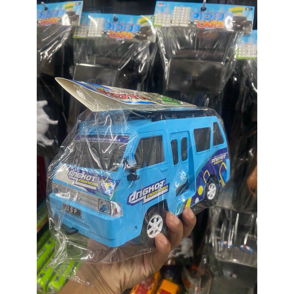 Mainan Anak Mobil Angkutan Umum Jaklingko / Miniatur Angkot Anak Musik Dan Lampu