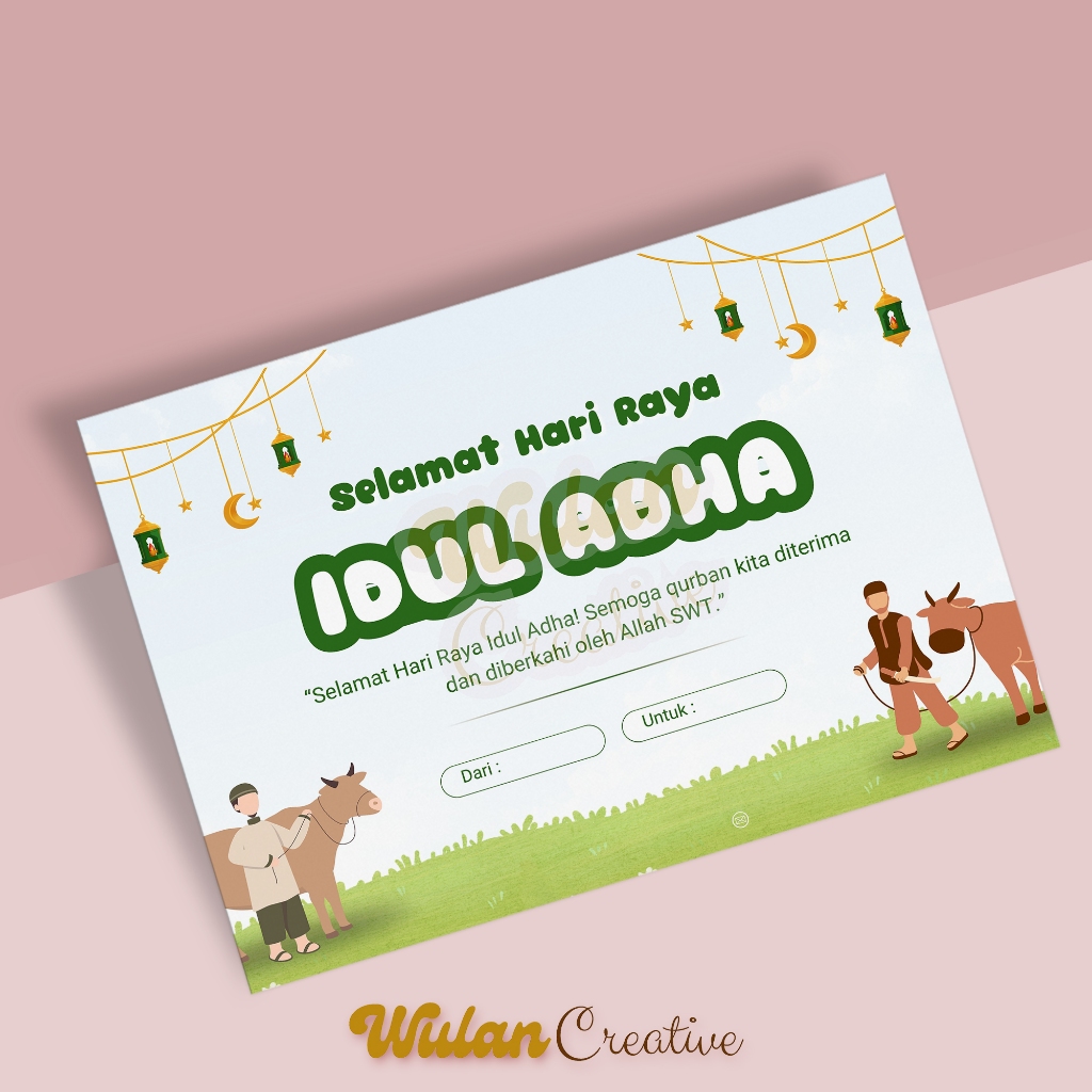 Kartu Ucapan Lebaran Idul Adha