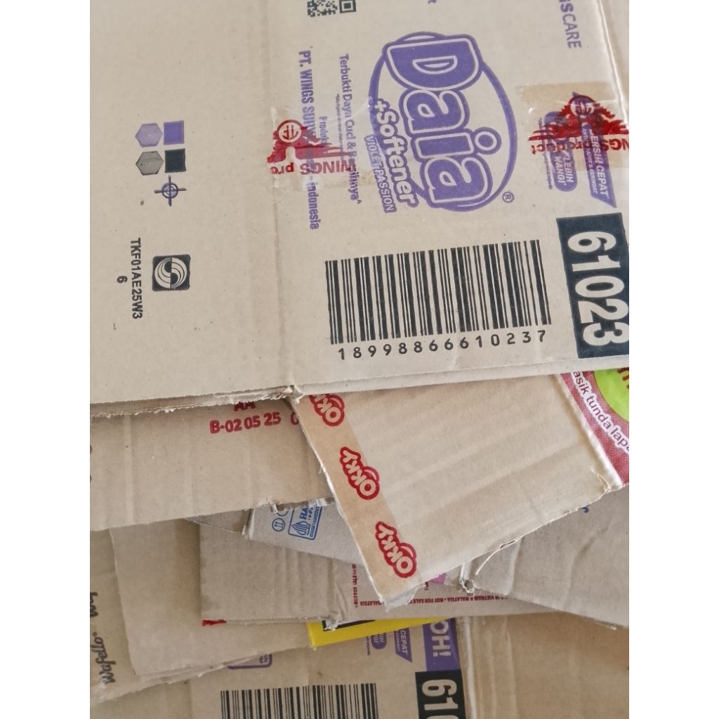 

5 PCS Kardus Bekas Ukuran Random
