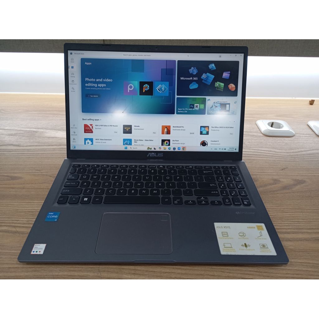 laptop Asus core i3 gen 11 15.6inc