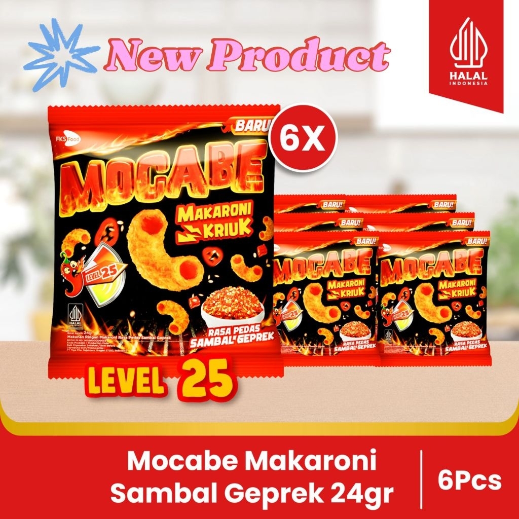 

Paket Bundling - Macaroni Mocabe - Sambal Geprek - 25gr - 6pcs