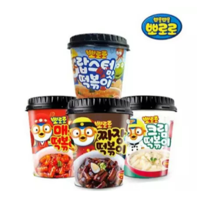 

Pororo Instant Toppoki / Tteokbokki Stir-Fried Rice Cake Cup