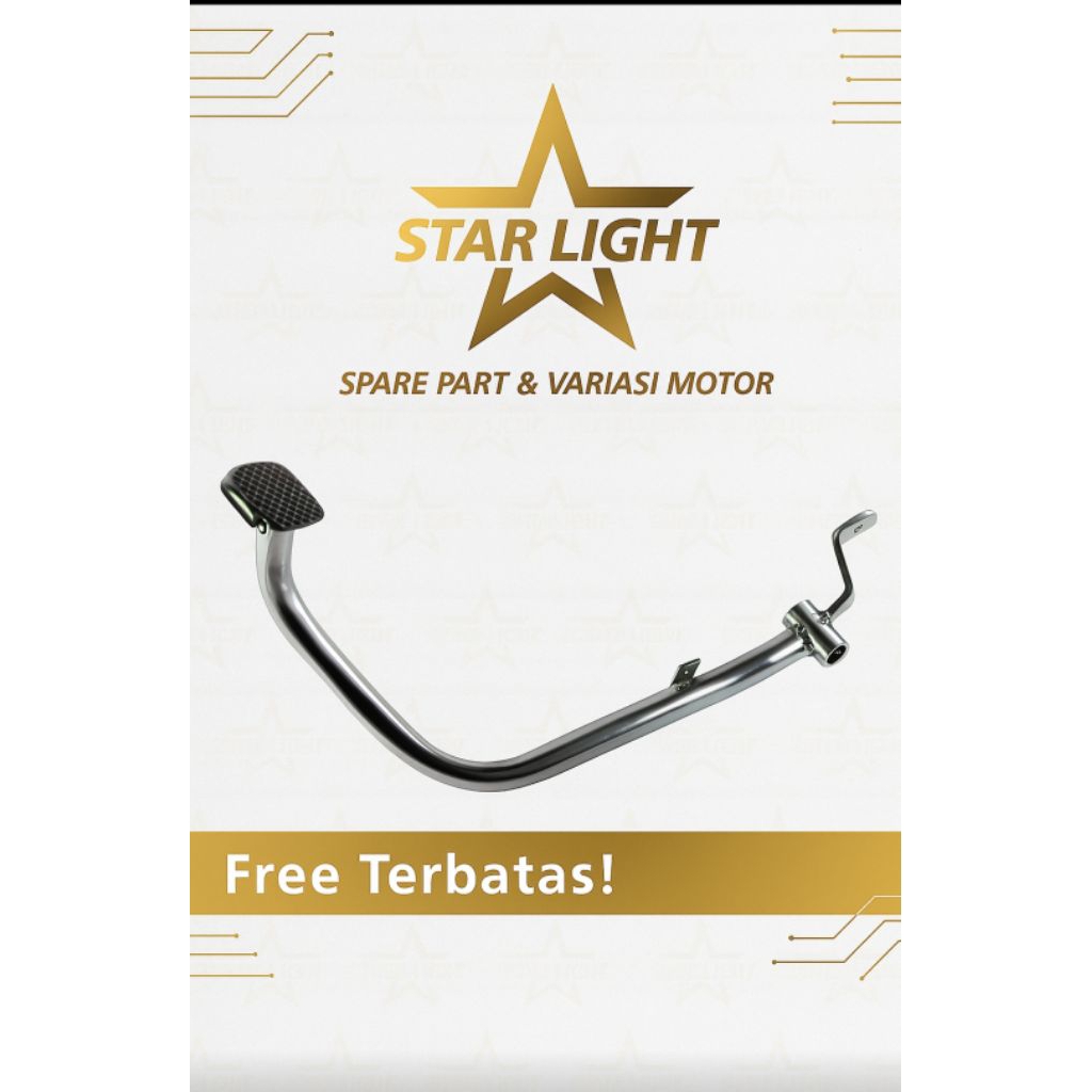 Pedal Rem Injakan Rem Supra X 125 Double Disck Cakram Belakang (KTM)