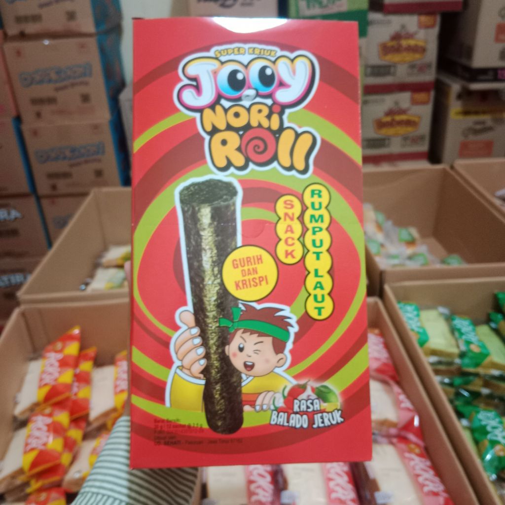 

RS Jooy Nori Roll rasa Balado Jeruk (25g) isi 12pcs