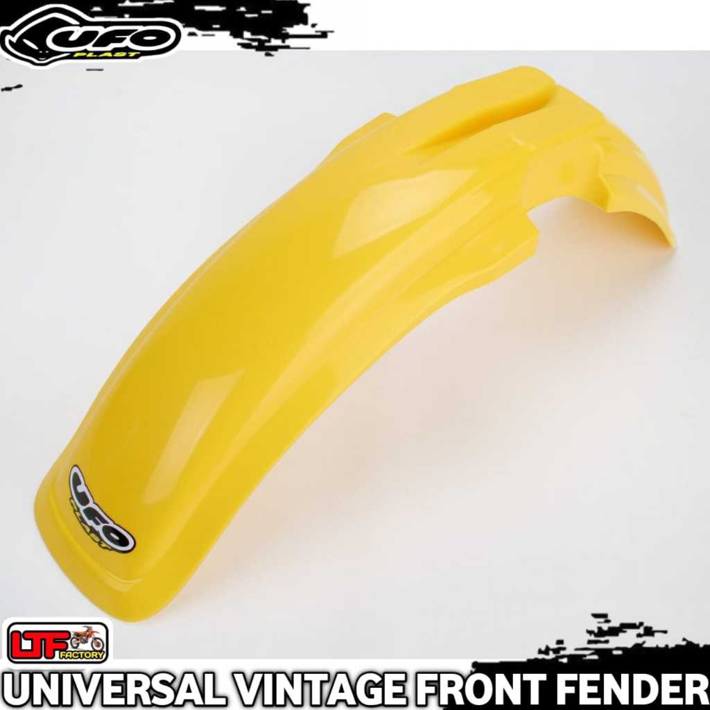 UFO CLASSIC FRONT FENDER COVER - SPAKBOR SLEBOR DEPAN VINTAGE - ADVENTURE TRAIL - ENDURO OFF-ROAD - 
