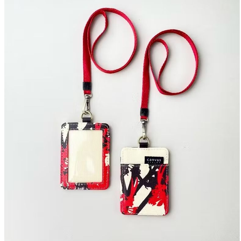 

ID Lanyard Berry Red Canvas Living