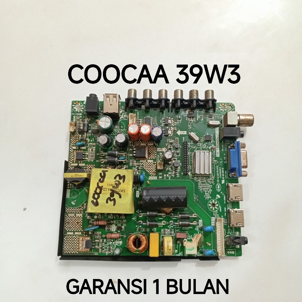 MB TV COOCAA 39W3 MAINBOARD-MOTHERBOARD-MOBO-MODUL MESIN TV LED COOCAA 39W3