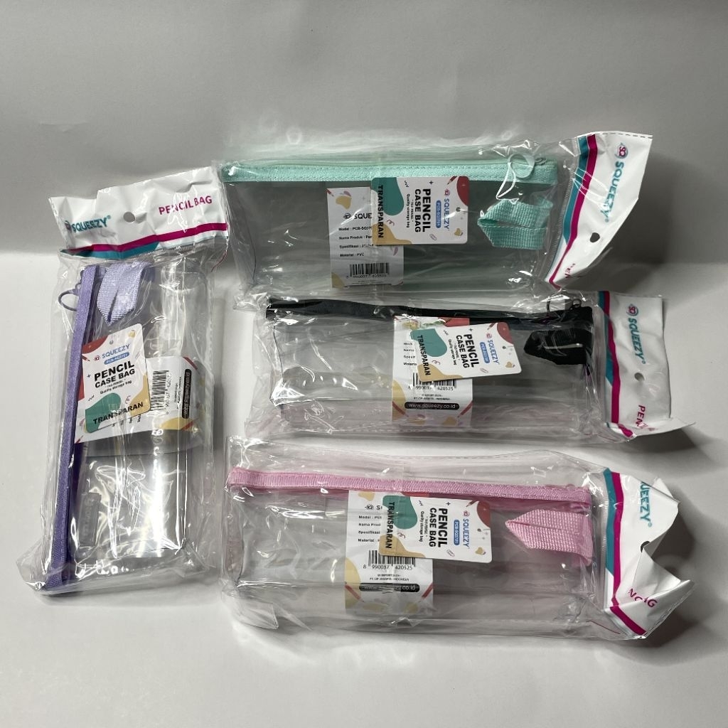 

kotak pensil stansparan satu resleting squeezy
