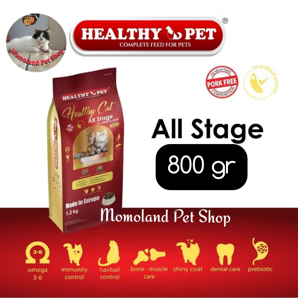Healthy Pet Gold kemasan re pack. Dry food Cat Healthy pet Healthy Cat.
