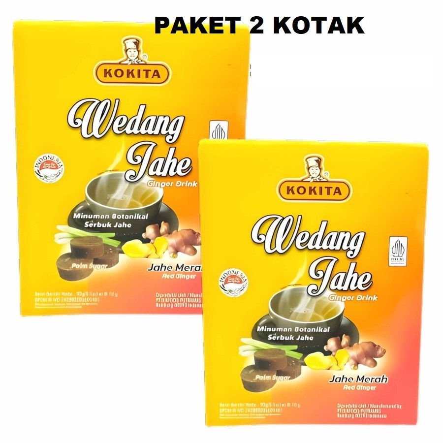 

PAKET 2 KOTAK KOKITA WEDANG JAHE MINUMAN SERBUK JAHE MERAH