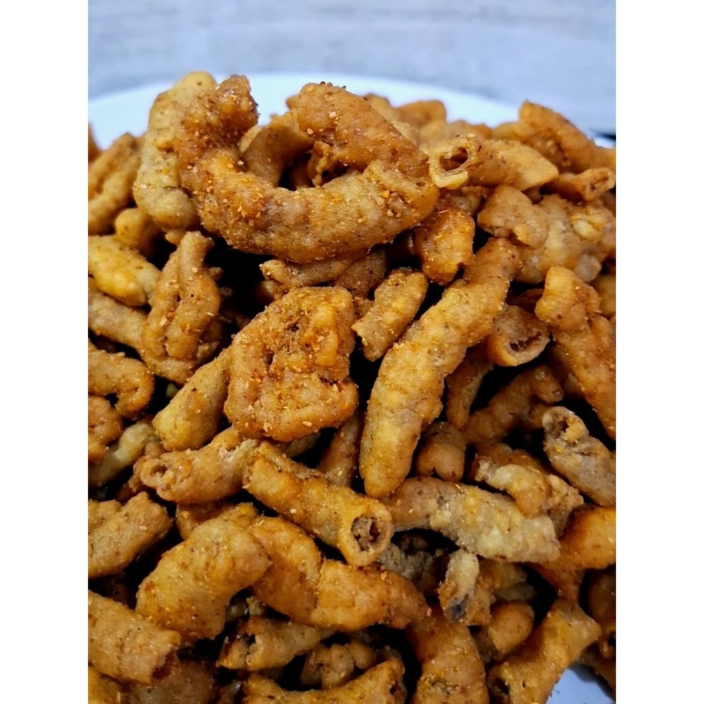 

Usus Ayam Crispy Pedas Gurih 200gr | Camilan Gurih Pedas Teman Nasih