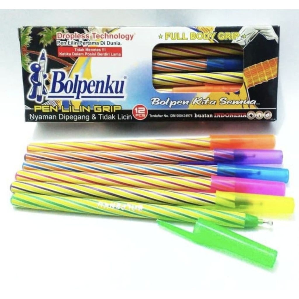 

pen ulir bolpenku isi 12 isi hitam