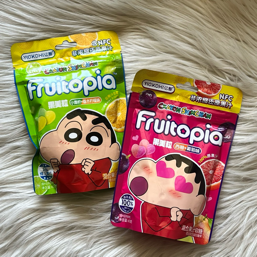 

Crayon Sinchan Soft Candy Vitamin C Gummy Candy - permen vitamin C shinchan