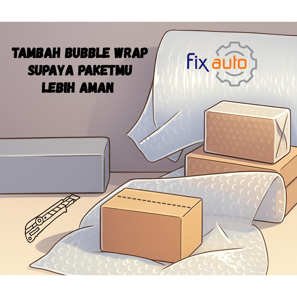 

Tambahan Packing Extra Bubble Wrap