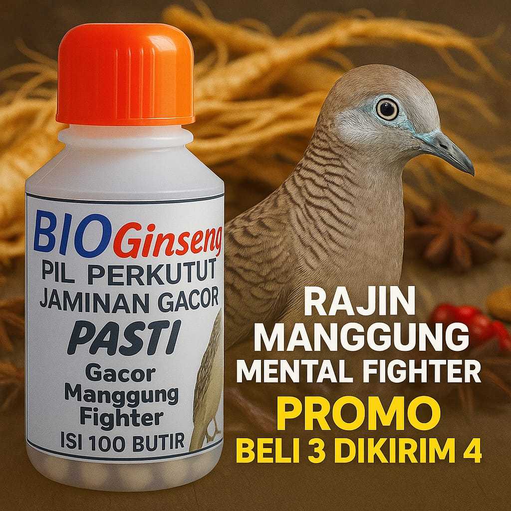 BIO GINSENG JAMU PENGGACOR PERKUTUT Order sekarang – burung langsung gacor