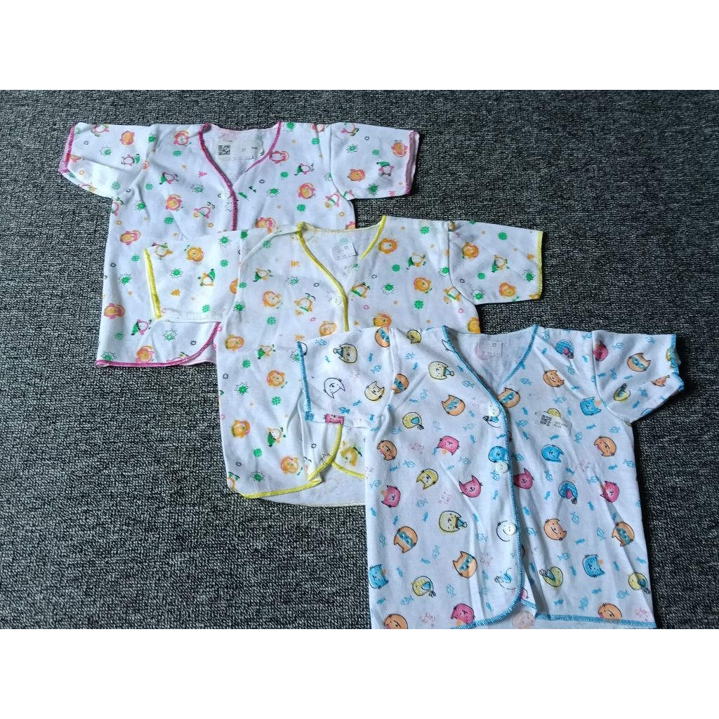 Baju Bayi Lengan Pendek Usia 3-6 bulan