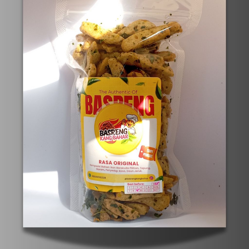 

Basreng Ikan Laut Rasa Original 150 Gram