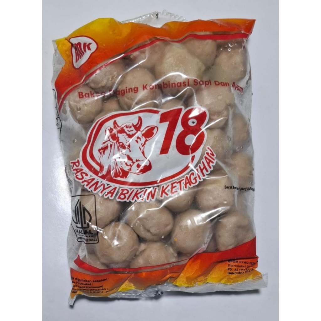 

Bakso Sapi kecil merk 78 berat 510 gr