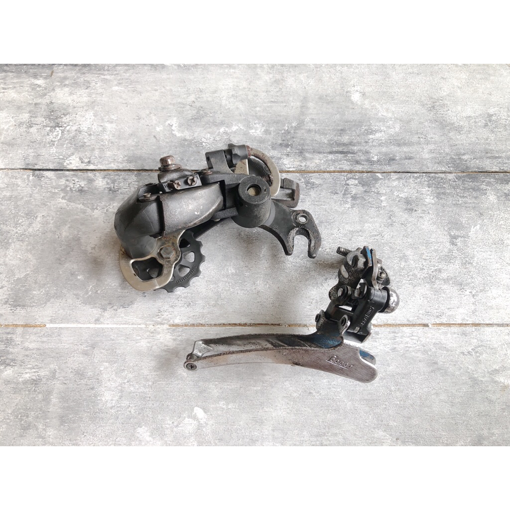 RD shimano Tourney 7 speed Made in singapore second bekas fd sunrace 3 speed fd jadul sunrace sepeda