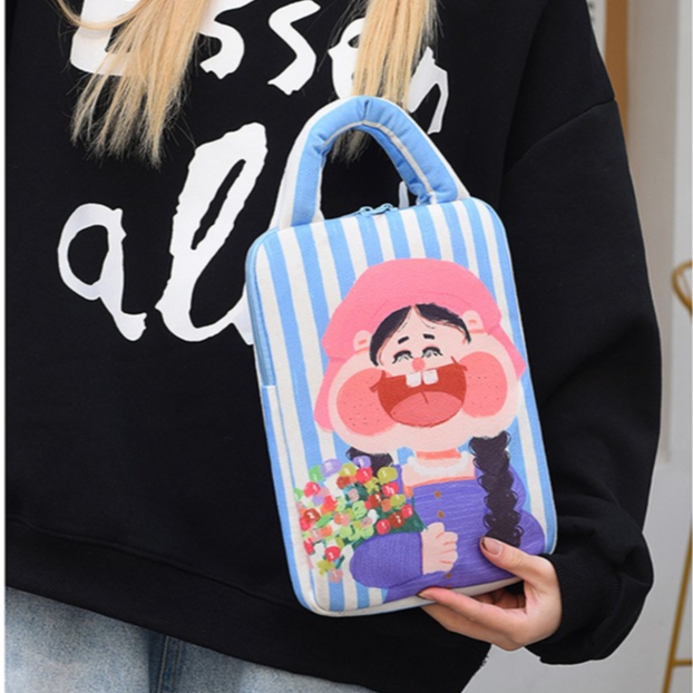 TERBARU Tas Tablet Jinjing Tali Strap Sleeve Pouch Sarung Bag Case Ipad Tab Laptop Asus Acer Lenovo