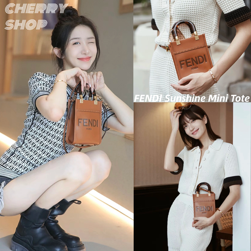FENDI FENDI Sunshine Mini Tote BAG / Tas tangan wanita