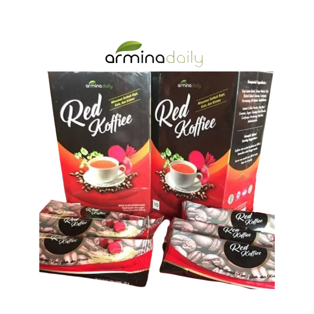 

Kopi Merah Atau Red Koffiee Armina Daily 1 Box Isi 10 Sachet