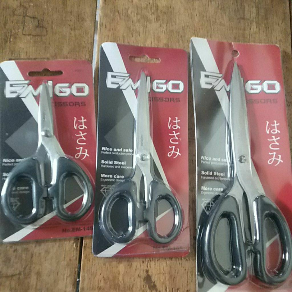 

gunting EMIGO original COD harga 1pcs kecil sedang besar