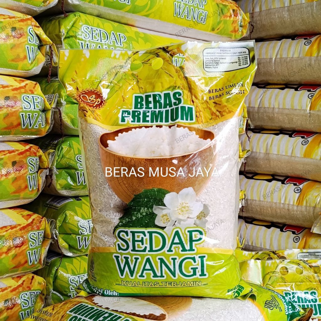 

BERAS SEDAP WANGI 5Kg | Premium Pulen Dan Aroma Khas