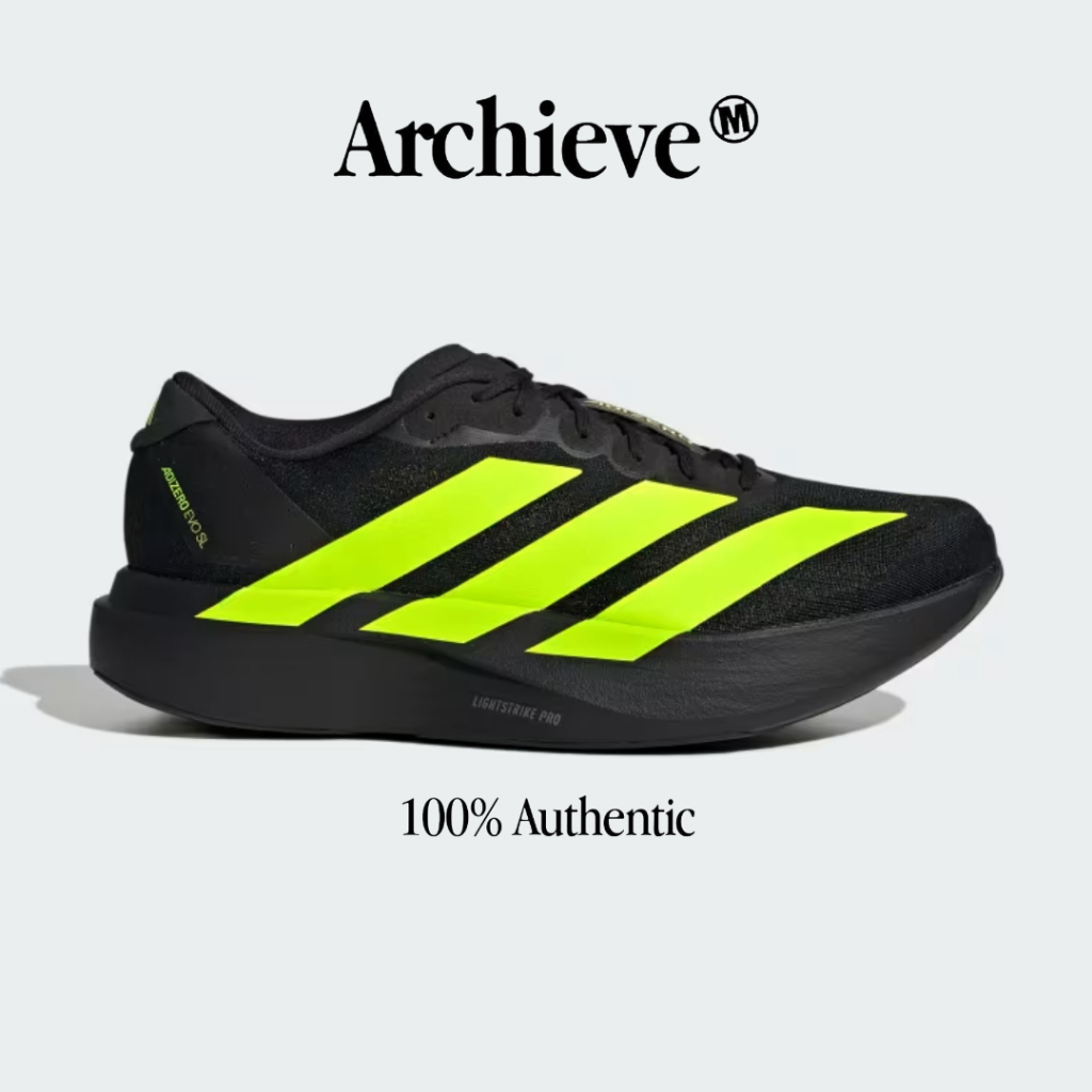 Adidas Adizero Evo SL Black Lucid Lemon (JR3420)