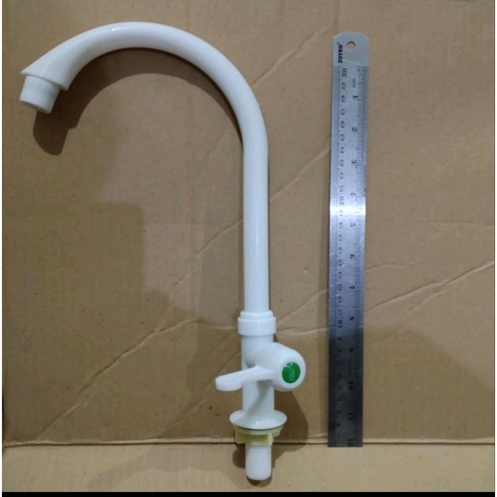 kran angsa plastik tanam / kran cuci piring