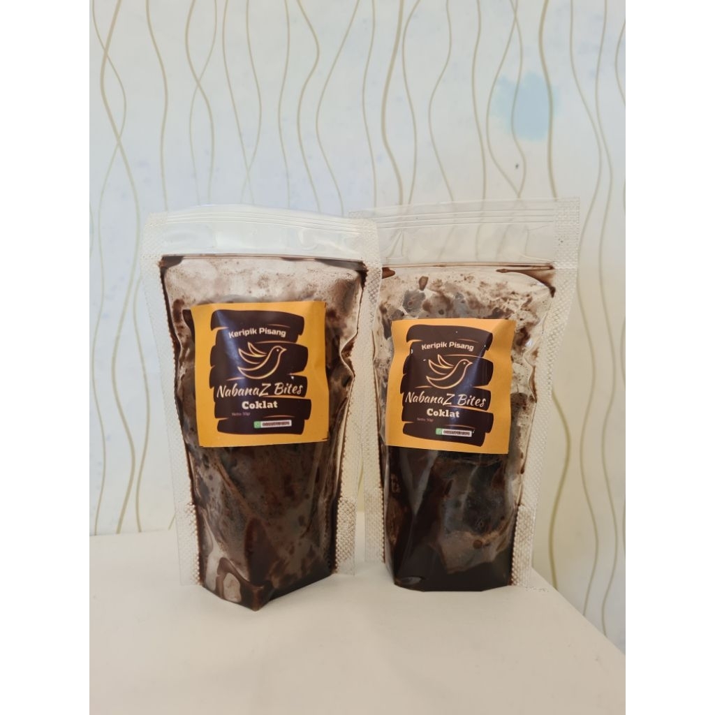

keripik pisang coklat lumer