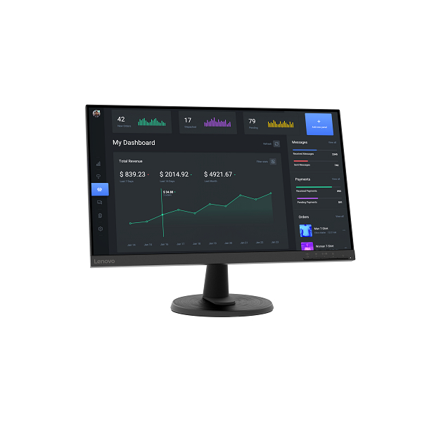 MONITOR LED LENOVO 24 Inch, D24-20 24 INCH FULL HD, 4MS IPS 75HZ