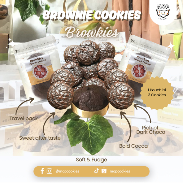 

1 POUCH ISI 3 COOKIES [BUY 4 GET 1 FREE] MEDIUM SOFT COOKIES