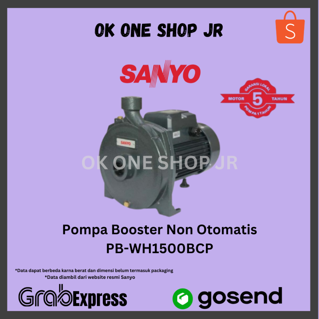 Sanlux PB-WH1500BCP Pompa Air