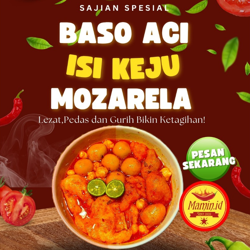 

BASO ACI ISI KEJU LELEH MOZARELLA
