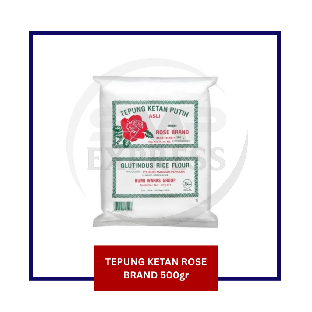 

Tepung Ketan Rose Brand 500gr
