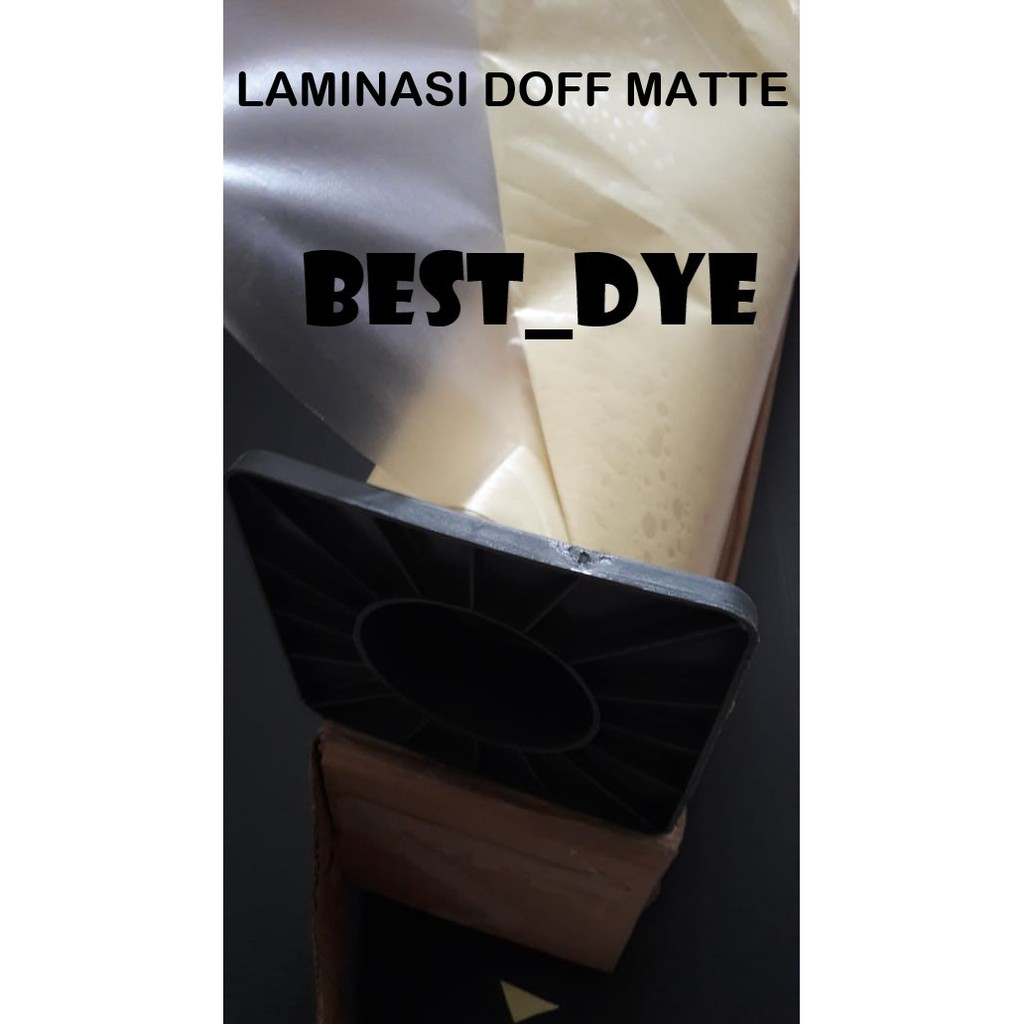 

Plastik Laminasi Dingin DOFF MATTE 100 GR, A3= 32 Cm x 50 Meter, ROLL