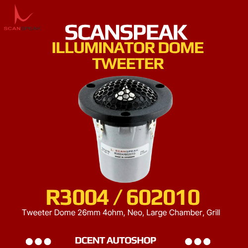 ScanSpeak Ring Radiator R3004/602010 - Scanspeak Illuminator Dome Tweeter 26mm