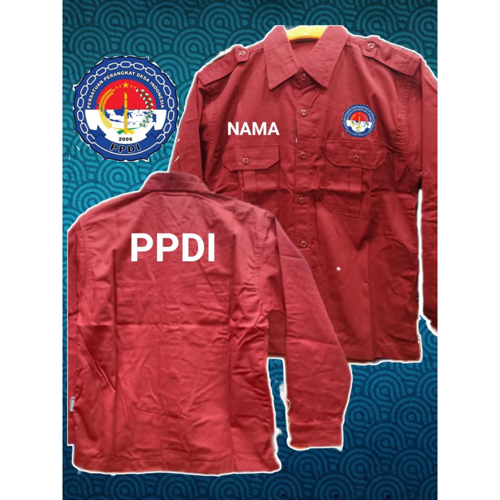 Seragam PPDI,Baju PPDI,Kemeja PPDI lengan panjang