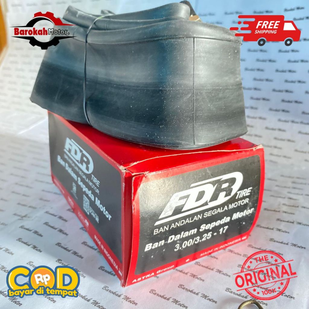 BAN DALAM FDR UKURAN 300/325-17 RING 17 UNTUK MOTOR CB150R VIXION NINJA 250 RX KING