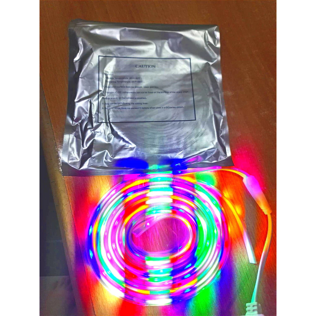 Lampu Selang Hias Led Strip RGB Warna Warni 7m / 7 Meter Muxindo Bonus Modul Kedip